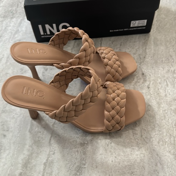 New with box INC Lyrap dk almond heels - Picture 2 of 4